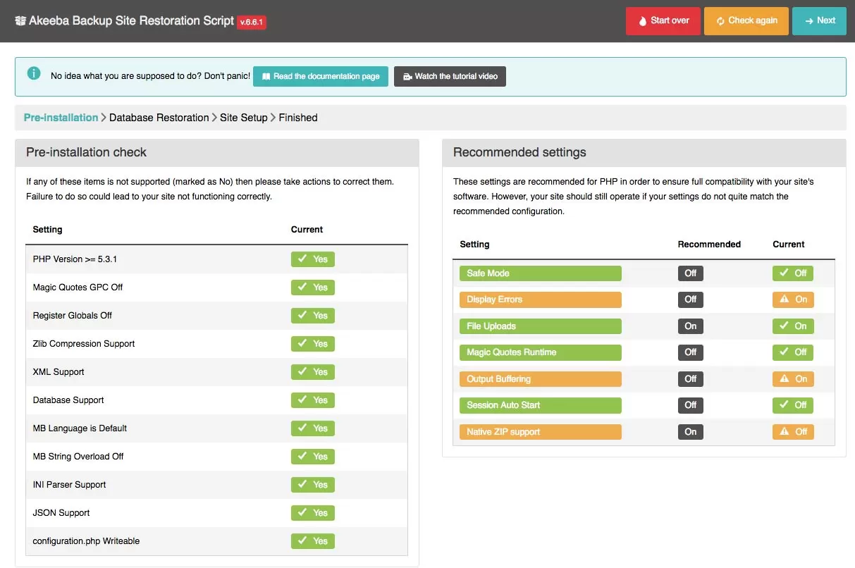 quickstart akeeba info quickstart akeeba info