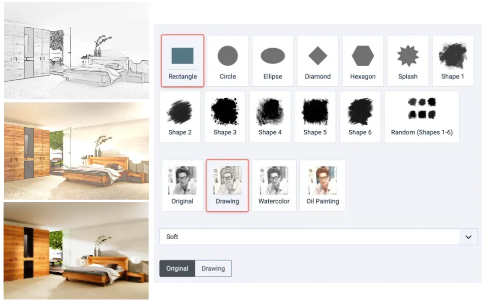 drowing settings