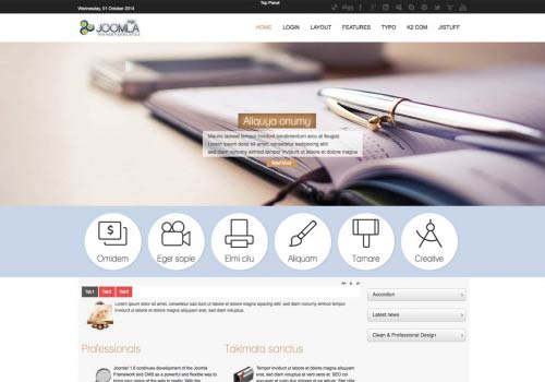 Multipurpose Joomla template