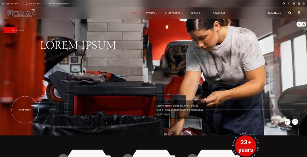 Auto Mechanic Joomla Template