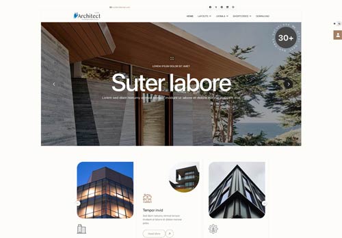 Architectural Joomla Template