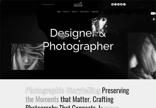 Photography Joomla Template