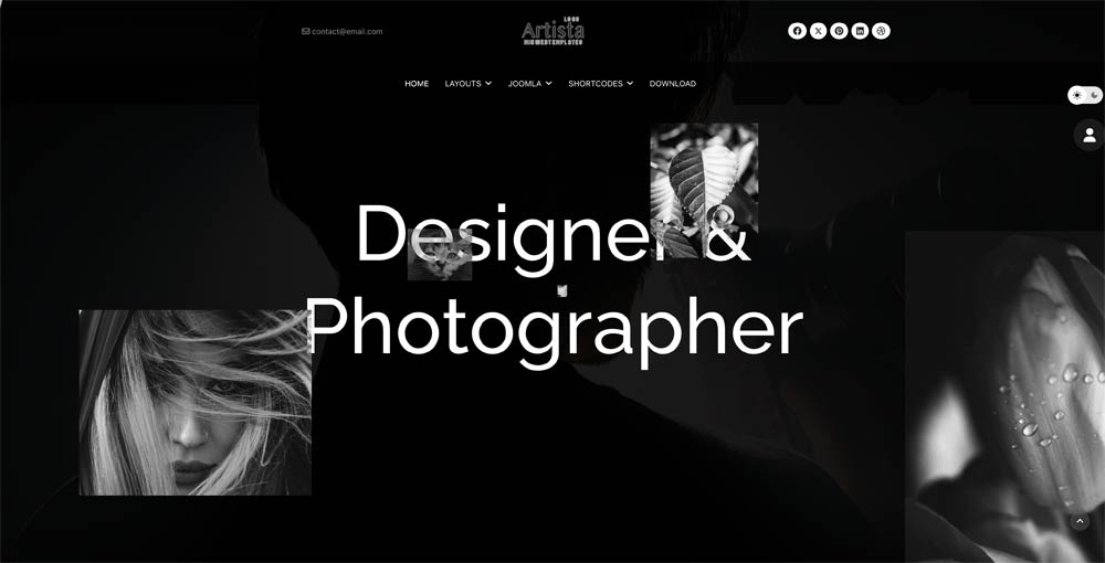 Photography Joomla Template