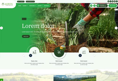 Agriculture Joomla Template