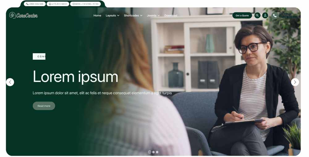 Mental Health Care Joomla Template