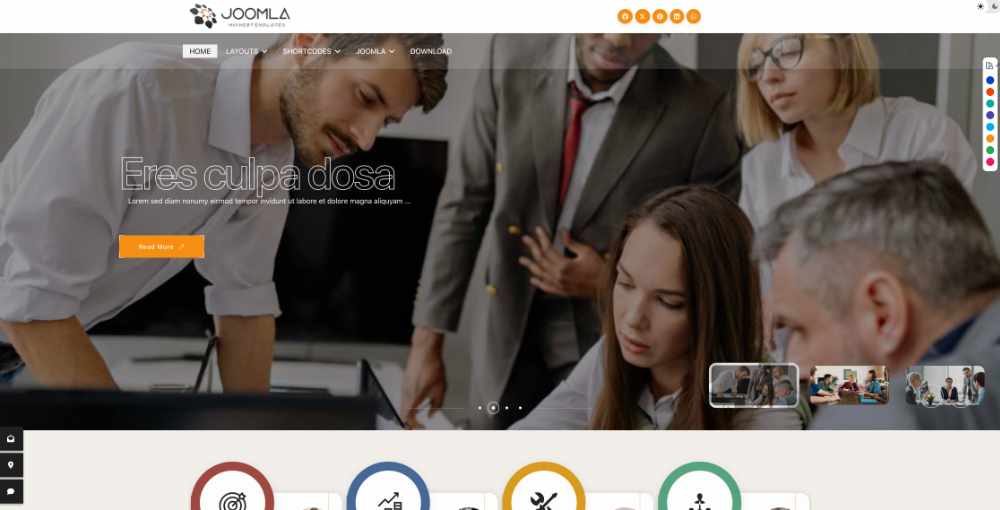 Creative Business Agency Joomla Template