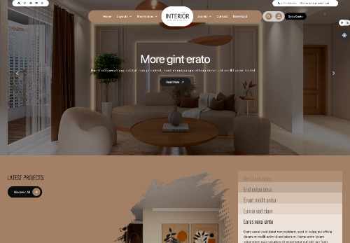 Joomla Interior Design Template