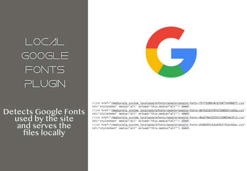 Local Google Fonts Joomla Plugin
